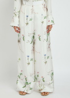 Erdem Printed Silk Pyjama Trousers No Colour