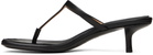 Marsèll Black Sottiletta Heeled Sandals
