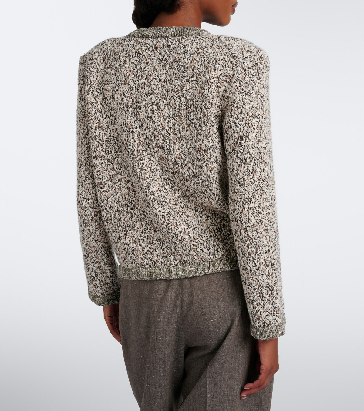 Veronica Beard Rexton knitted cotton-blend cardigan