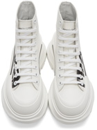 Alexander McQueen White Tread Slick High Sneakers