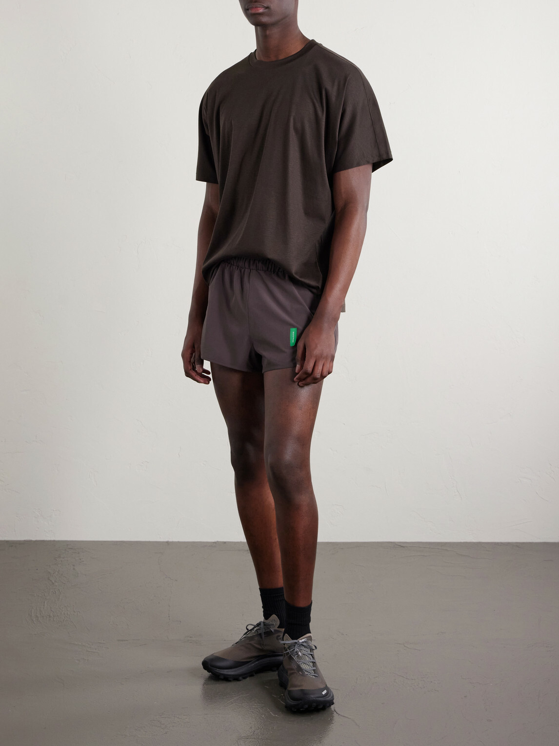 DISTRICT VISION - Dolman Jersey T-Shirt - Brown