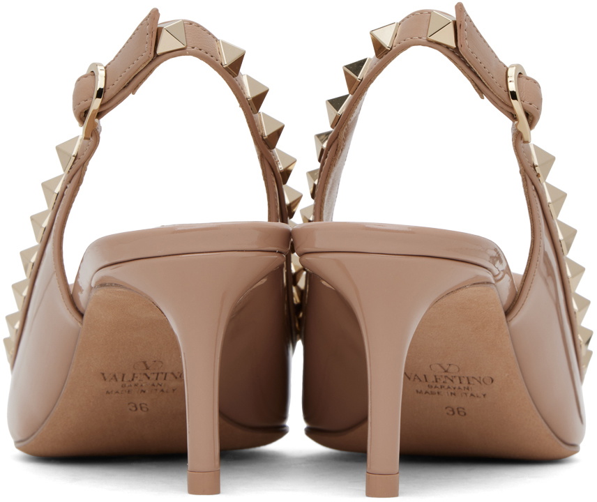 Valentino Garavani Pink Rockstud Bow Heels Valentino Garavani