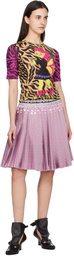 Chopova Lowena Multicolor Hairy Fairy Fitted Mesh Top