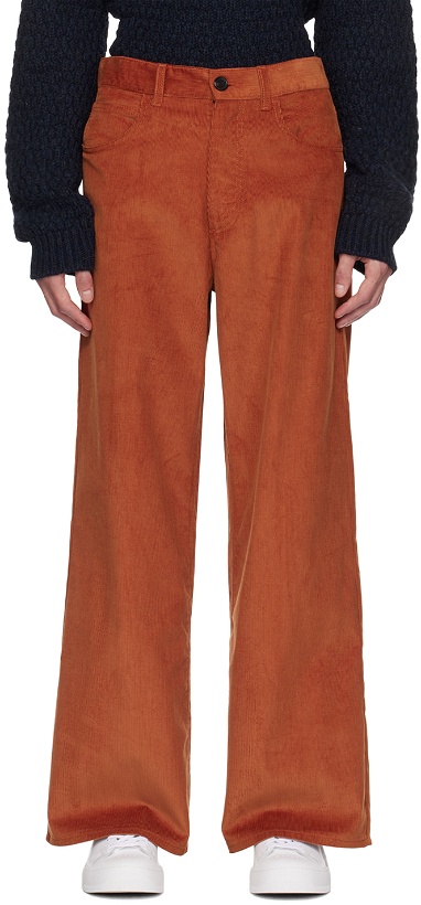 Photo: Marni Orange Flared Trousers