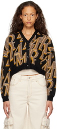 AMIRI Black Repeat Cardigan