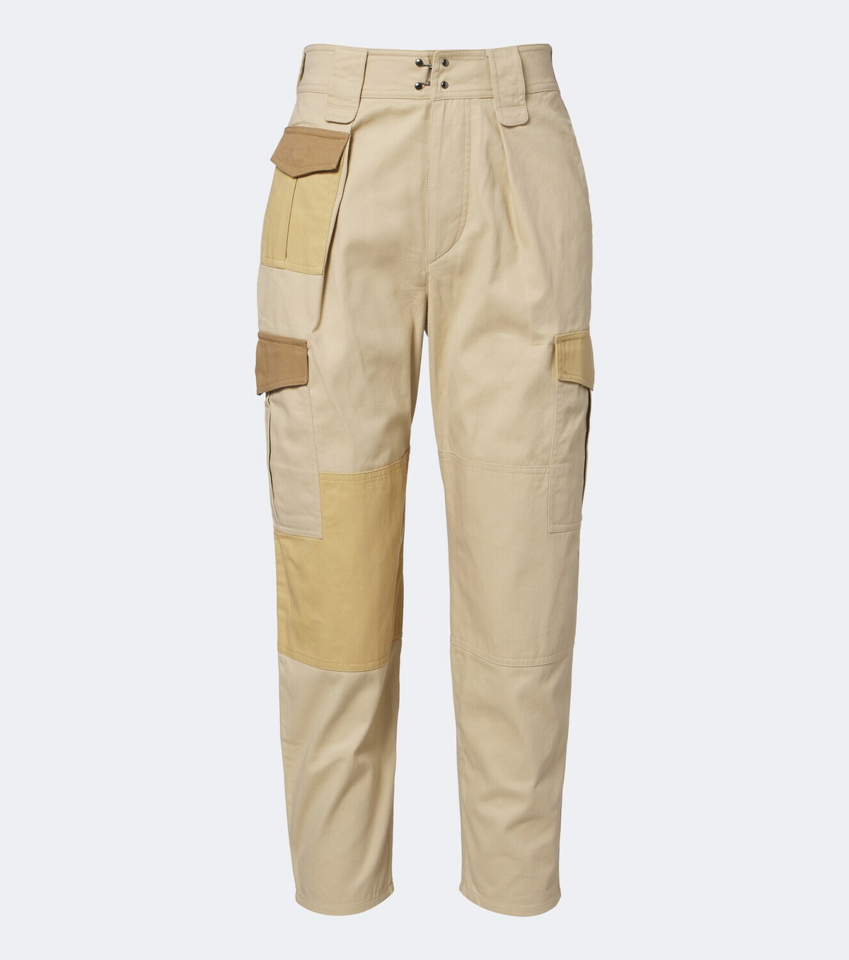 Marant Etoile Renzae patchwork cotton cargo pants
