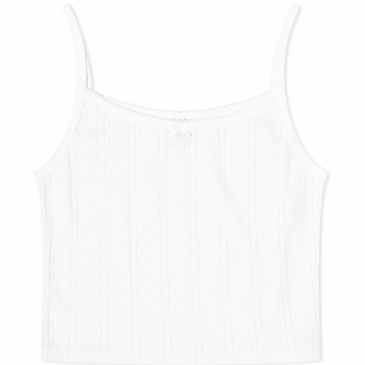 Photo: Cou Cou Women's The Picot Tank in White