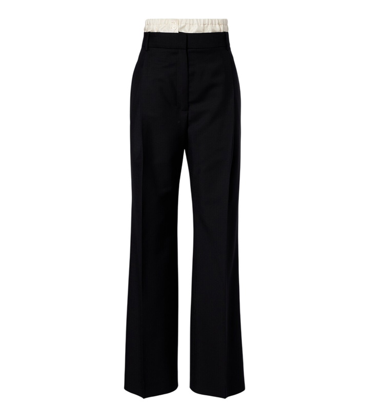 Photo: Róhe Wool and mohair wide-leg pants