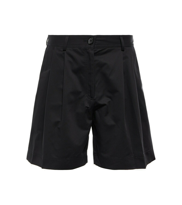 Photo: Toteme Mid-rise twill Bermuda shorts