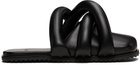 YUME YUME Black Closed Toe Tyre Slide Loafers