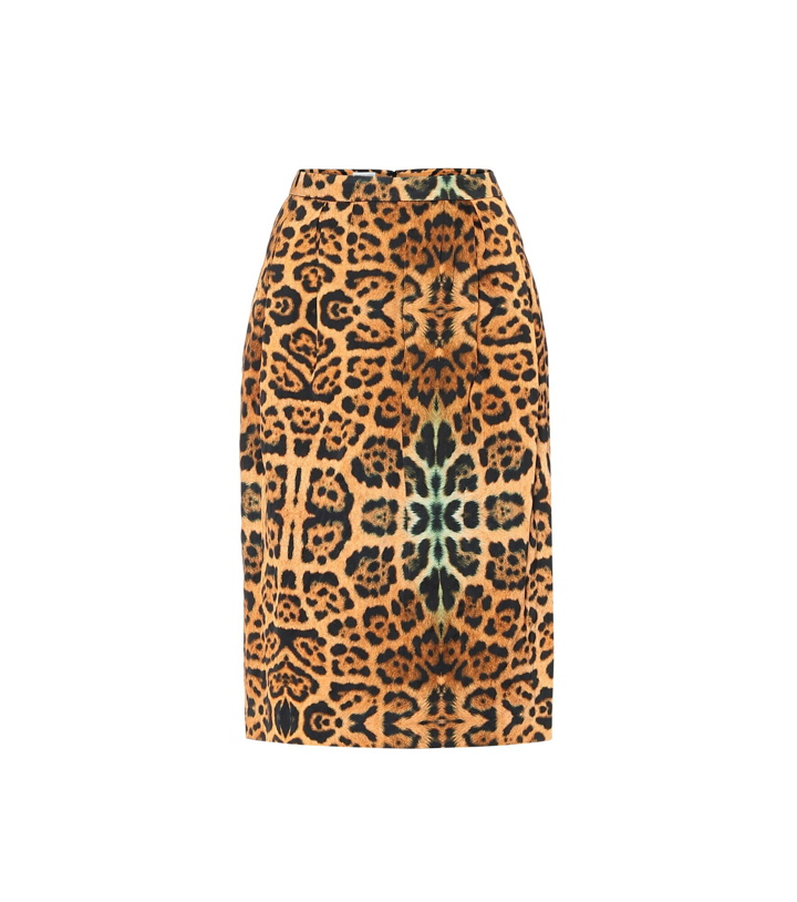 Photo: Dries Van Noten - High-rise leopard-print midi skirt