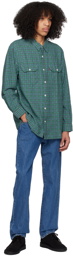 Levi's Green & Blue Jackson Shirt