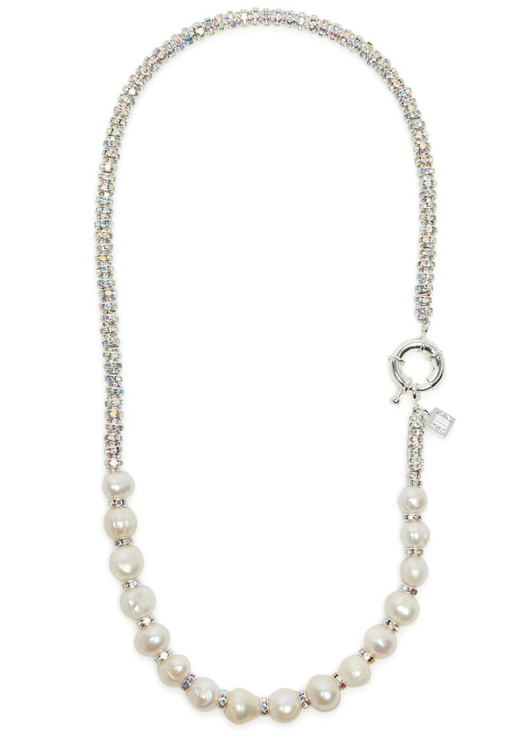 Photo: Pearl Octopuss.y Paris Diamond Silver-plated Necklace - One Size