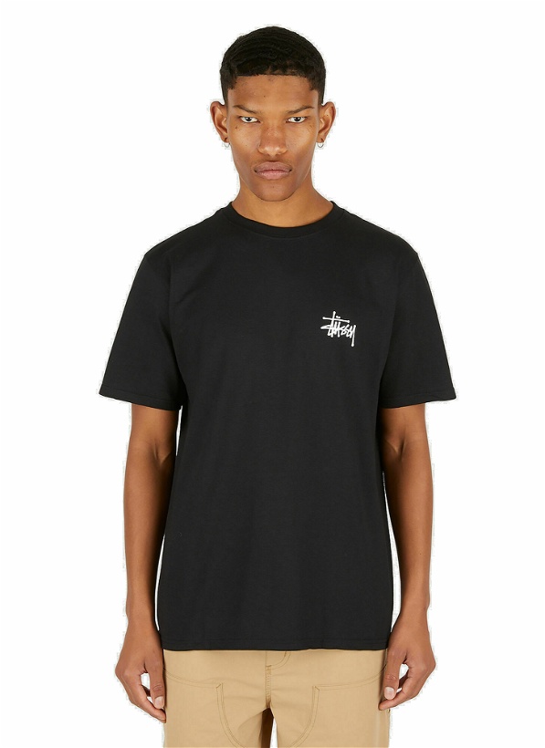 Photo: Logo Print T-Shirt in Black