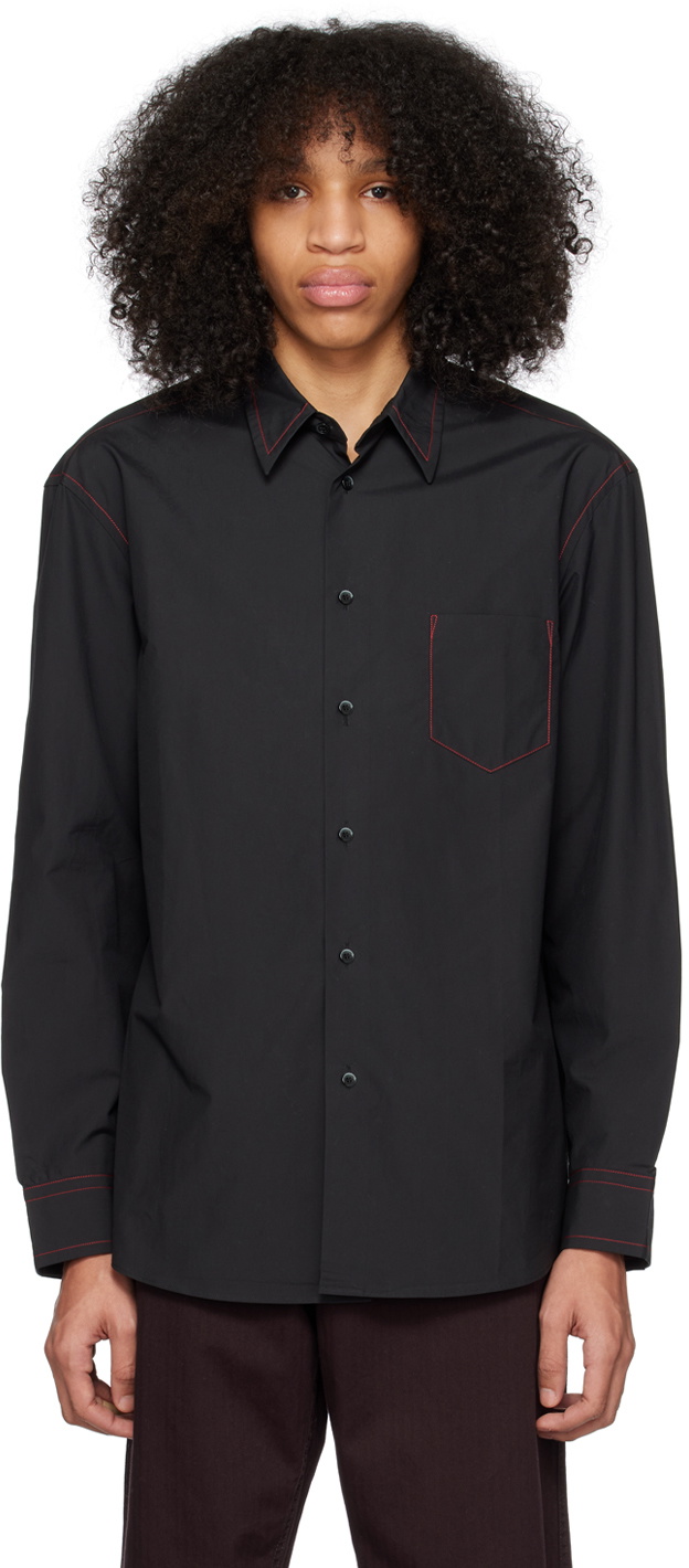 Photo: Yuki Hashimoto Black Button-Up Shirt