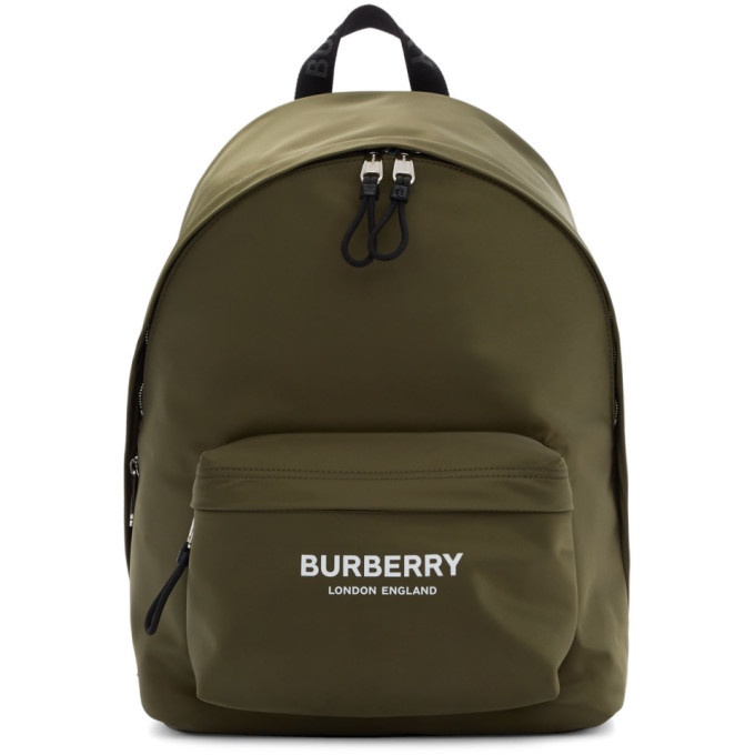 Photo: Burberry Green Canvas Jett Backpack