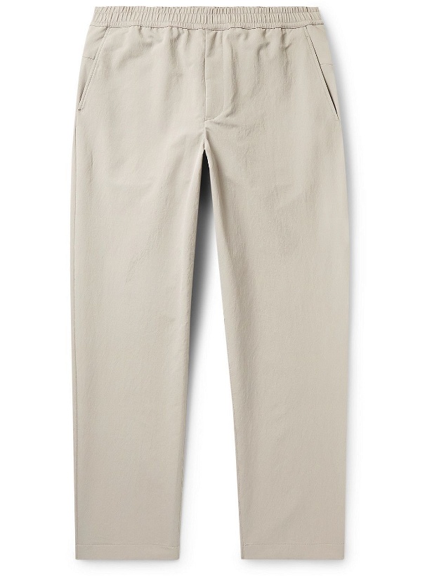 Photo: Theory - Baxter Straight-Leg Recycled Shell Trousers - Neutrals