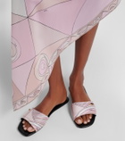 Pucci Yummy Iride twill slides