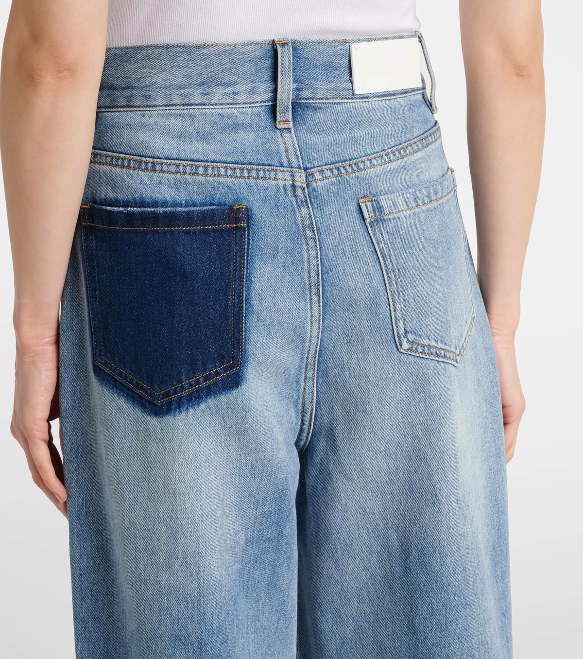 Xu Zhi Embellished wide-leg jeans