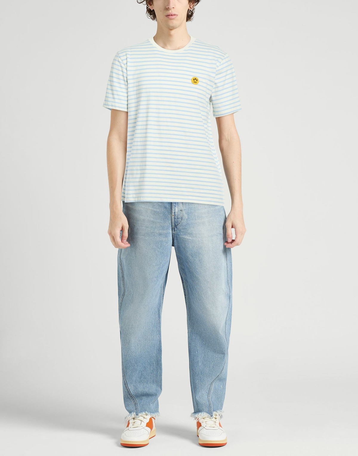Barrow Mens T-shirt Light in Blue