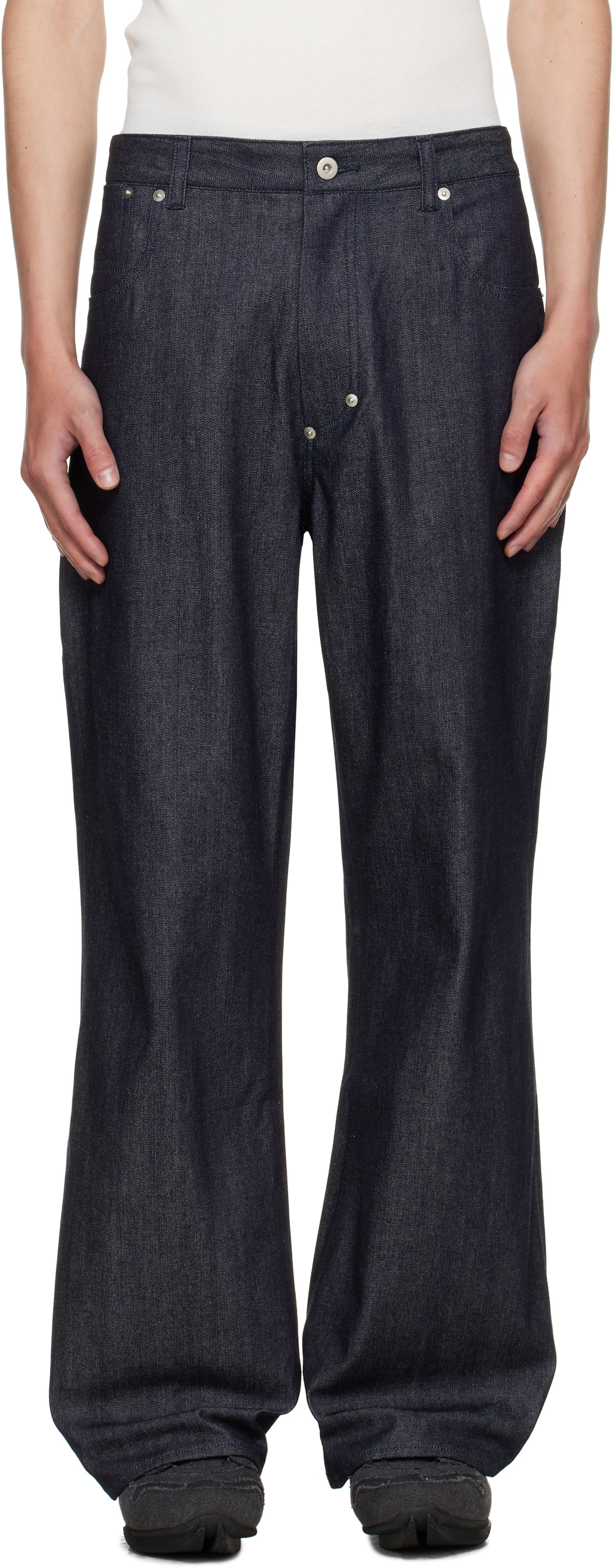 SAGE NATION Navy Parachute Trousers SAGE NATION