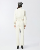 Pinko Reimagine By Pinko X Patrick Mc Dowell Workwear Jumpsuit With Horse Print Natural/Blue