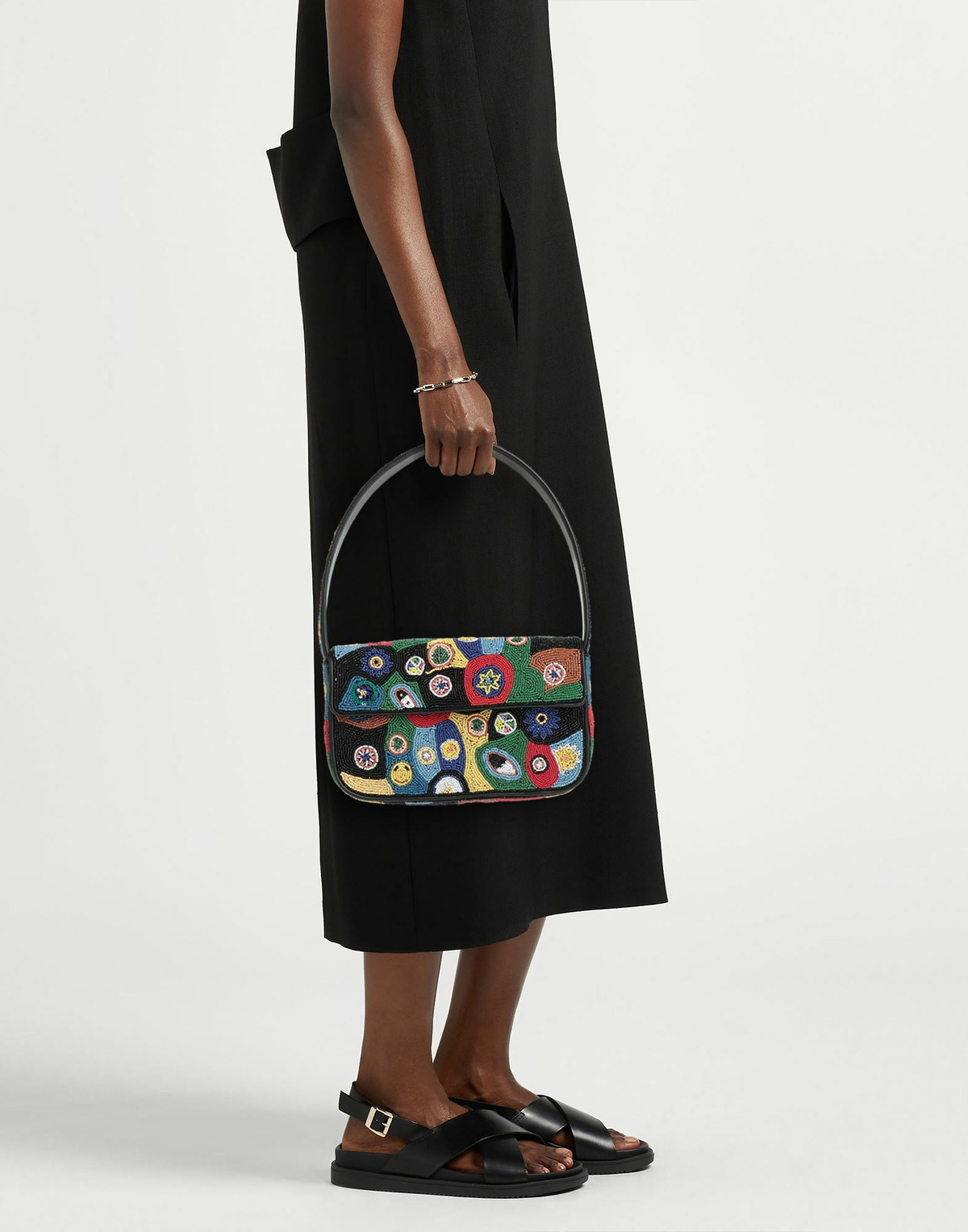 Staud Tommy Bag Womens Handbag in Black