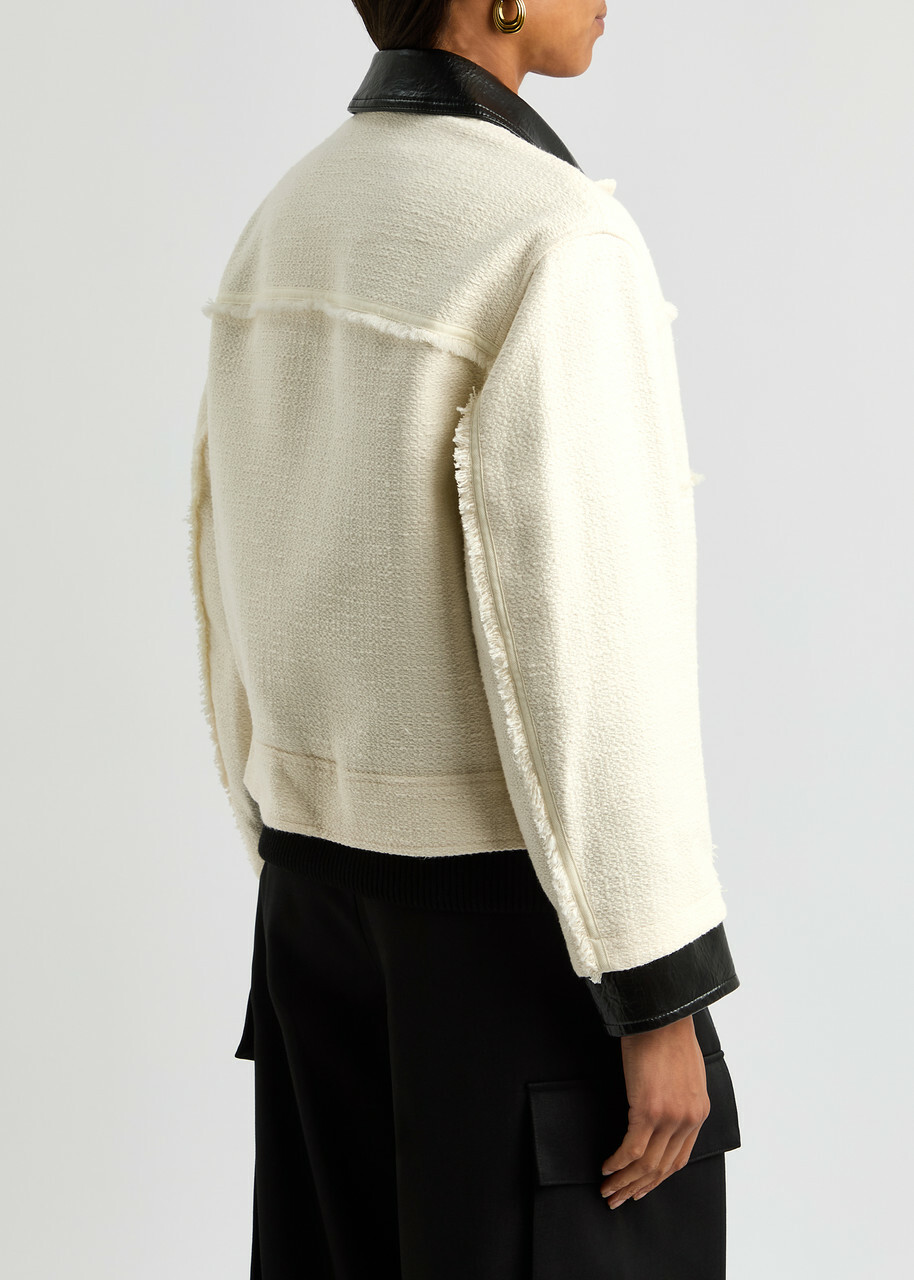 3.1 Phillip Lim Boucle Tweed Jacket Ivory 3.1 Phillip Lim