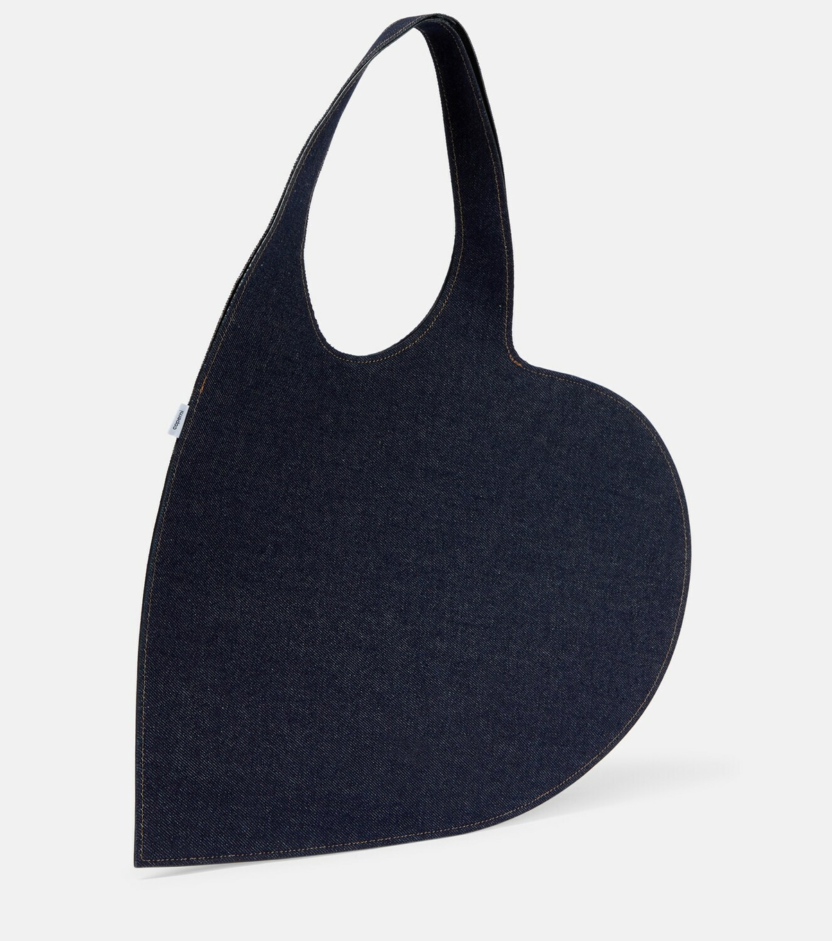 Coperni Heart Large denim shoulder bag Coperni