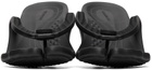 Balenciaga Black Micro Foam Heeled Sandals