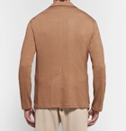 Barena - Light-Brown Mesola Slim-Fit Unstructured Knitted Blazer - Men - Light brown