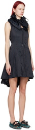 Kiko Kostadinov Black Mirae Minidress