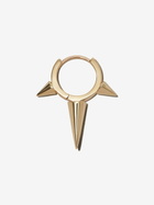 MARIA TASH 14K Yellow Gold Triple Spike Hoop Earring