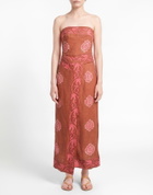 Johanna Ortiz Womens Maxi dress Rust