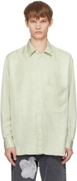 FORMA Green Fluid Pocket Shirt