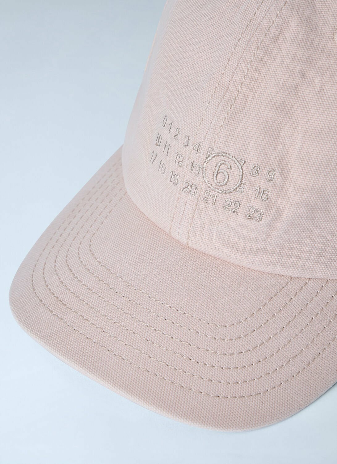 MM6 Maison Margiela Embroidered Cotton Baseball Cap