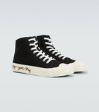 Kenzo - KENZOSCHOOL canvas high-top sneakers