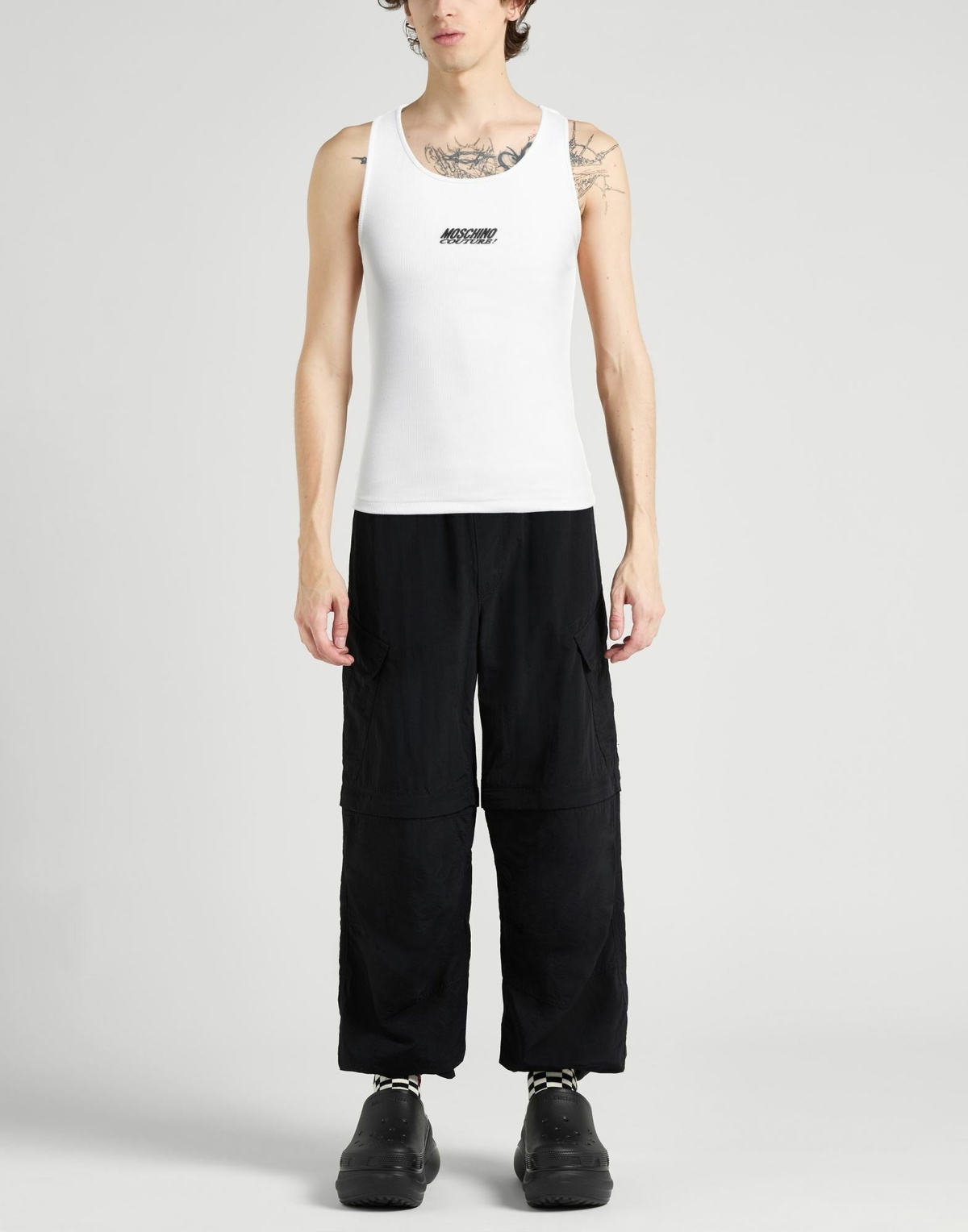 Moschino Mens Tank top in White