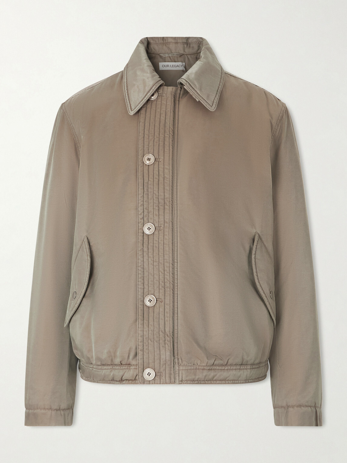 Our Legacy - Auto Padded Cotton and Nylon-Blend Jacket - Brown