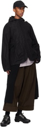 A. A. Spectrum Black Costex Shell Jacket