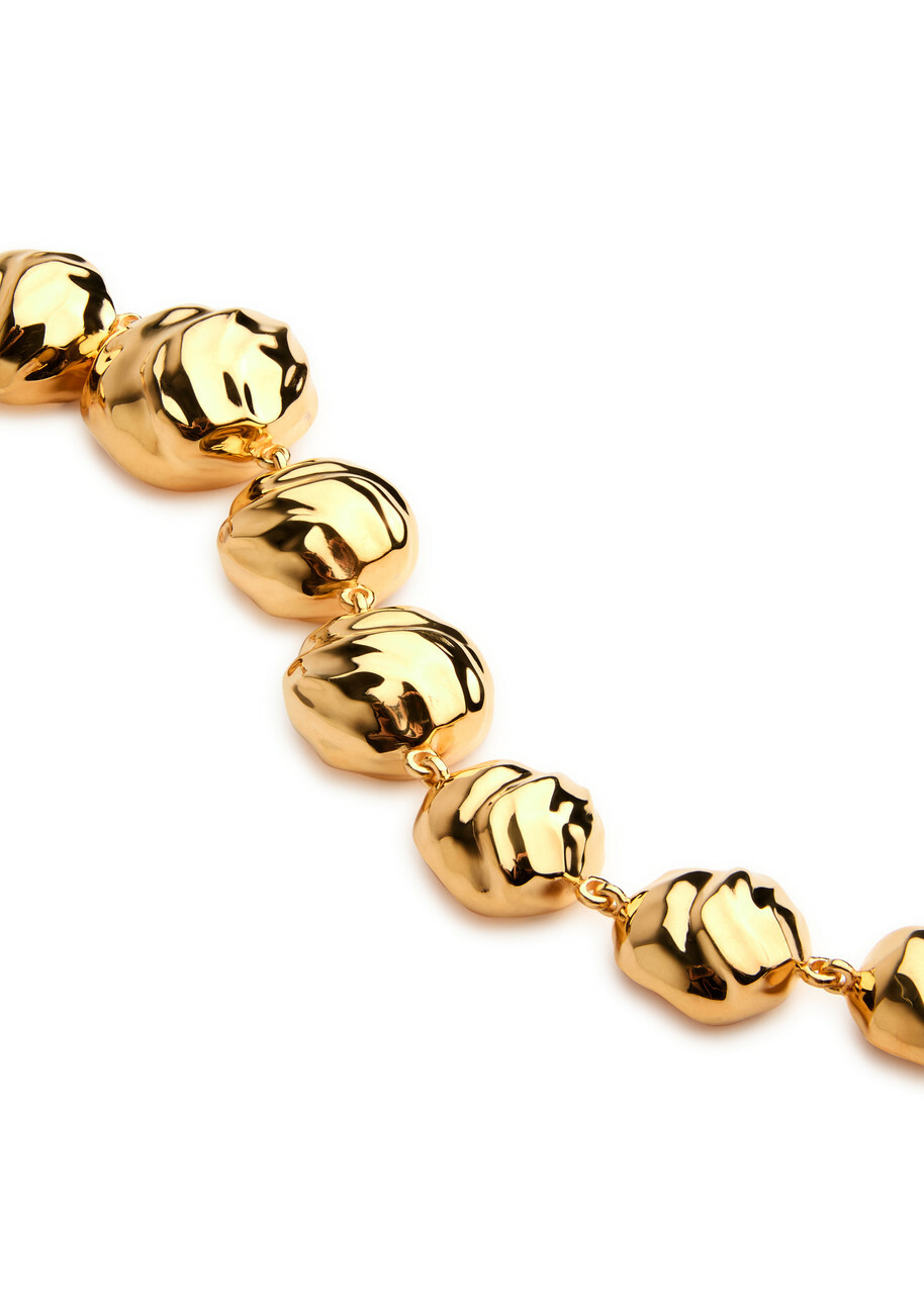 Joanna Laura Constantine Statement Orb 18kt Gold-plated Necklace - One Size