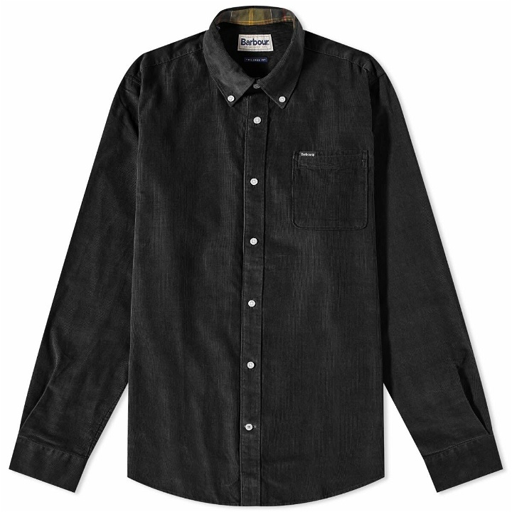 Photo: Barbour Men's Ramsey Tailored Cord Shirt in Black