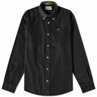 Barbour Men's Ramsey Tailored Cord Shirt in Black