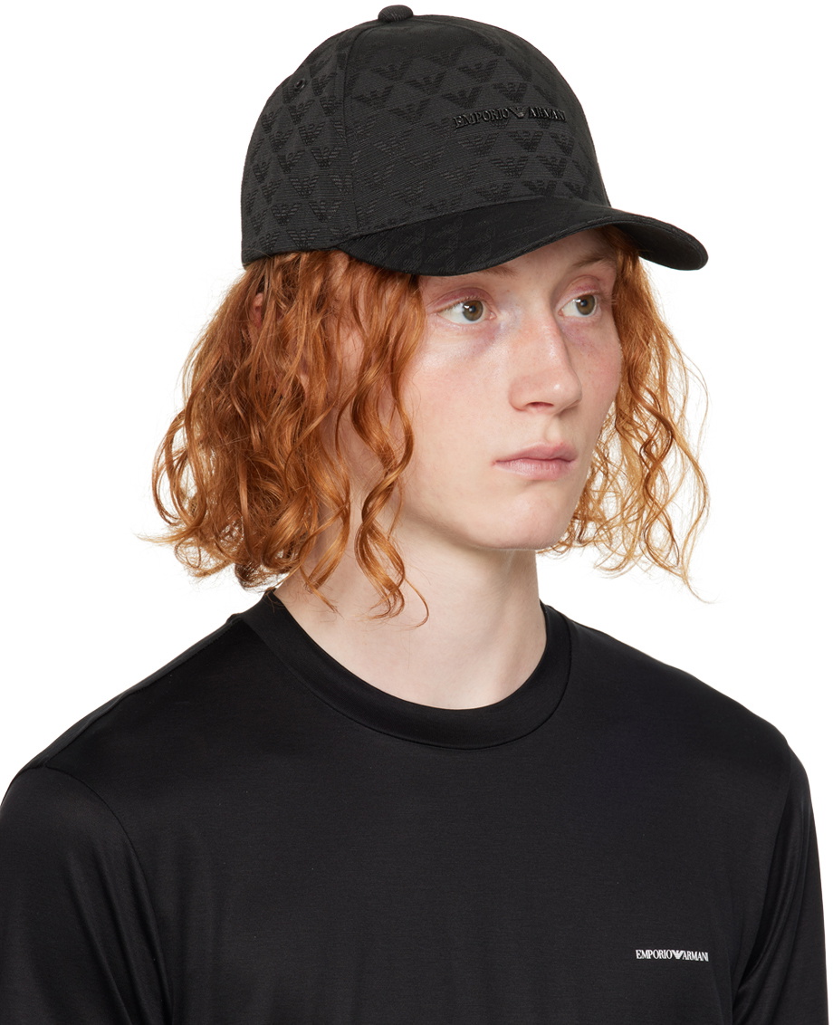 Armani black outlet cap