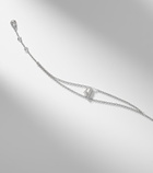 Repossi Letters 18kt white gold bracelet with diamonds