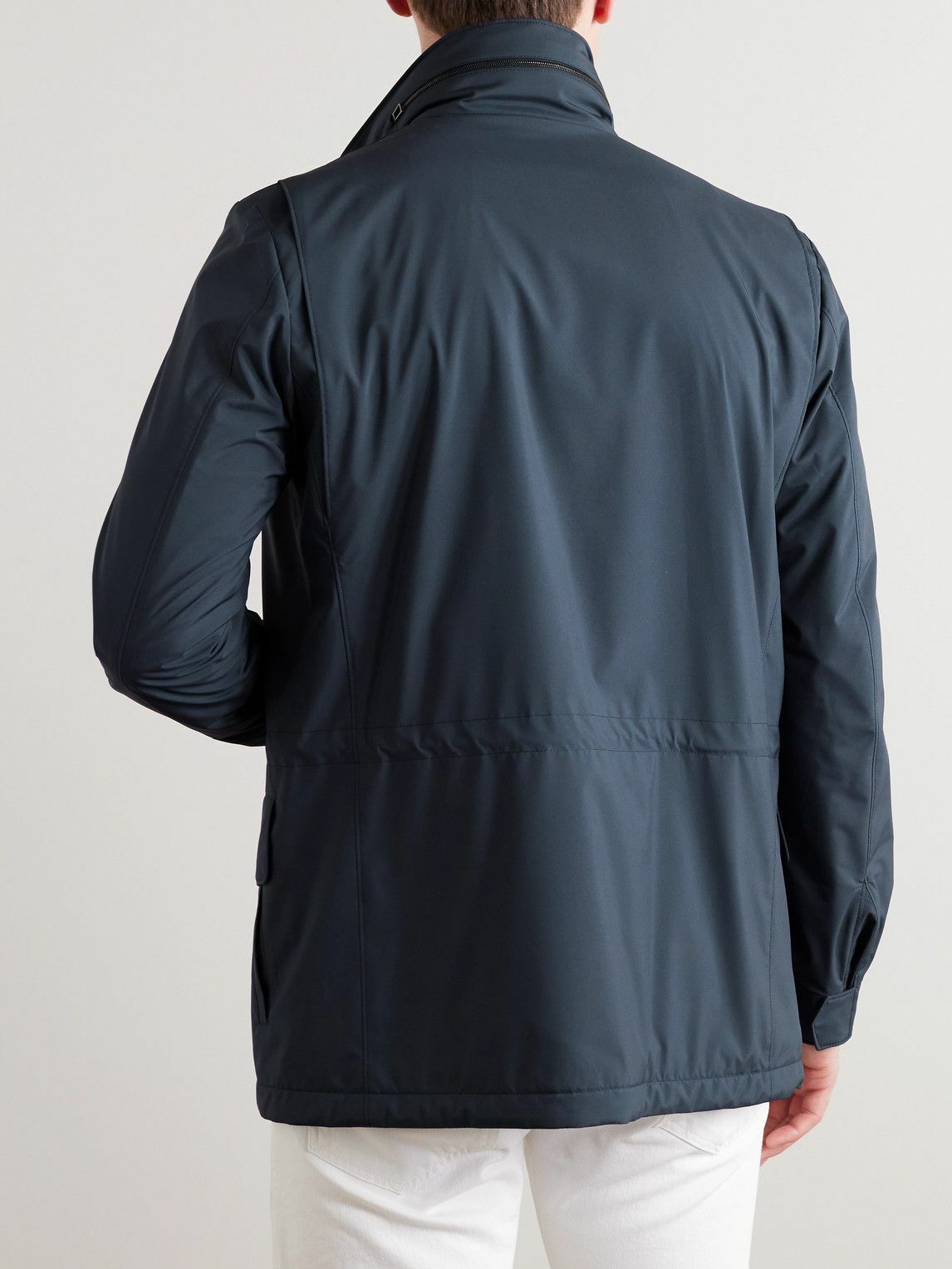Loro Piana Traveller Windmate Storm System Shell Hooded Field Jacket