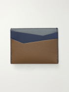 LOEWE - Puzzle Anagram-Debossed Panelled Leather Cardholder