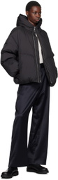 Studio Nicholson Black Dana Down Jacket