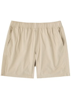 Paige Ross Poplin Shorts Cream