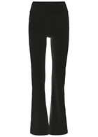Vuori Elevation Rhythm Flare Stretch-jersey Leggings Black